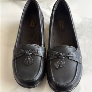 Clarks Women's Classic Black Loafers